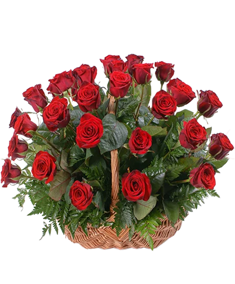 Cesto di rose