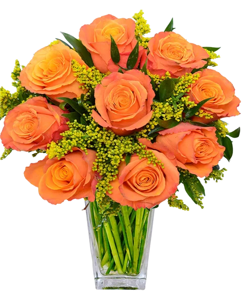 Bouquet rose arancio